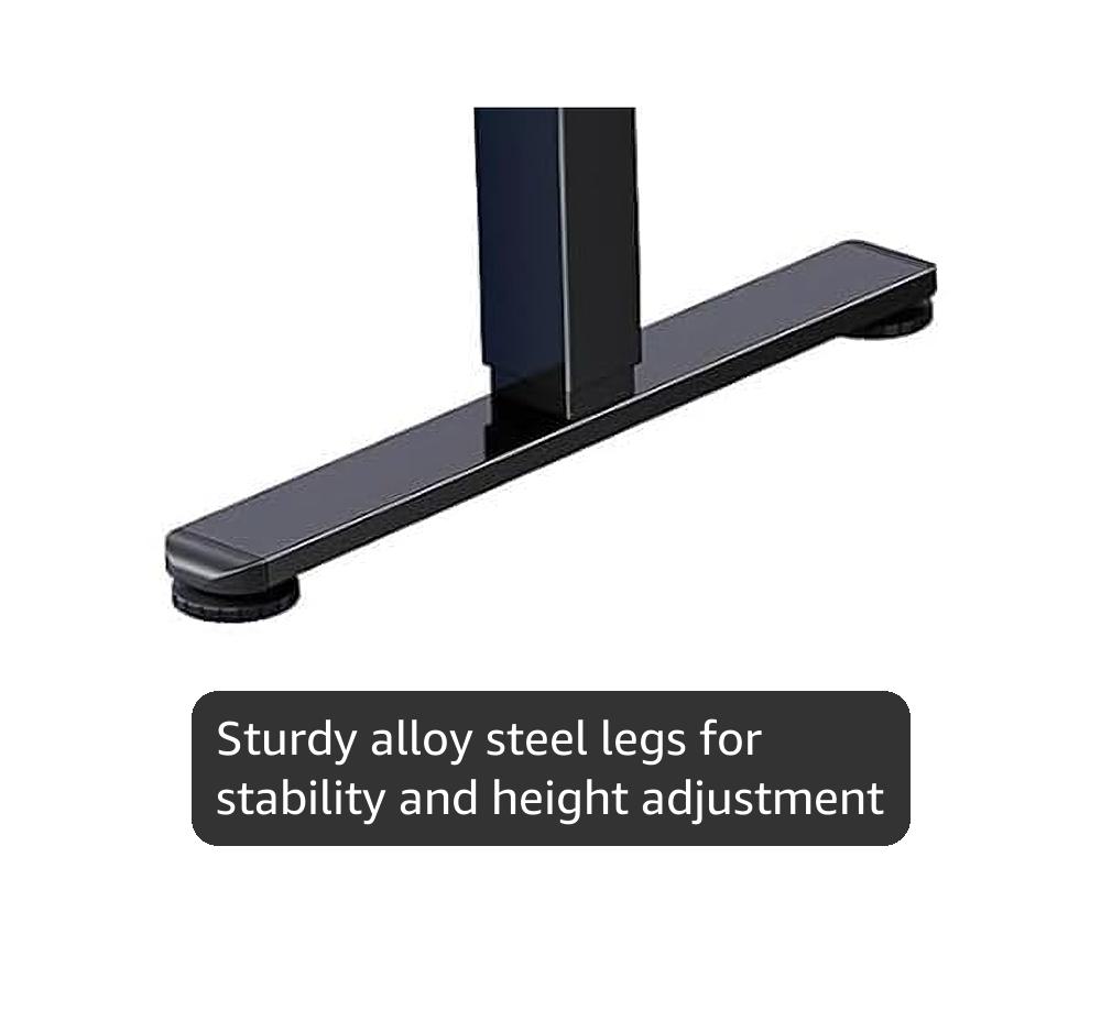 ErGear Height Adjustable Electric Standing Desk, 48 x 24 Inches Sit Stand up Desk, Memory Computer Home Office Desk, Black