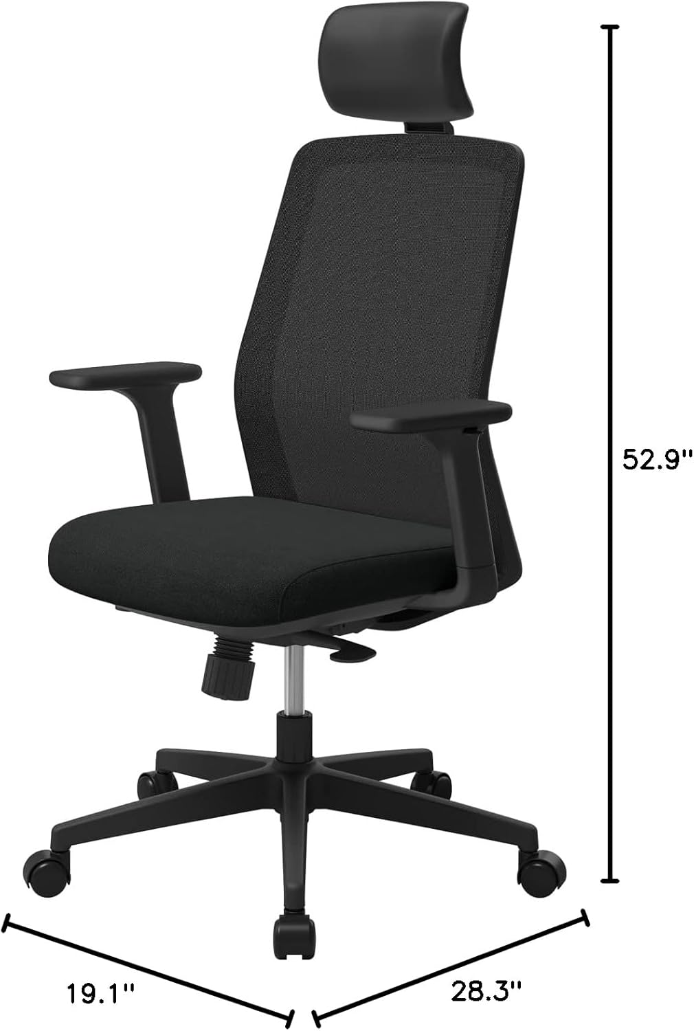 SIDIZ T40 SE Ergonomic Office Chair : Comfortable Home Office Chair for Light Users with Reclining Tilt Lock, Headrest, 3D Armrests, Mesh Back Computer Desk Chair, Alternative Gaming Chair (Black) SIDIZ T40 SE Ergonomic Office Chair : Comfortable Home Office Chair for Light Users with Reclining Tilt Lock, Headrest, 3D Armrests, Mesh Back Computer Desk Chair, Alternative Gaming Chair (Black)