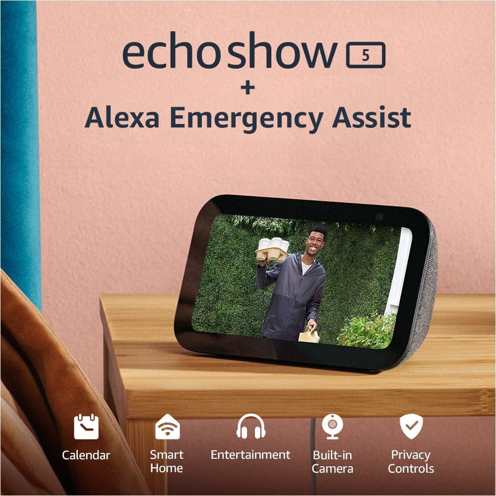 Echo Show 5 (3.ª gen): Tu nuevo mejor amigo para no perder el hilo en la oficina.