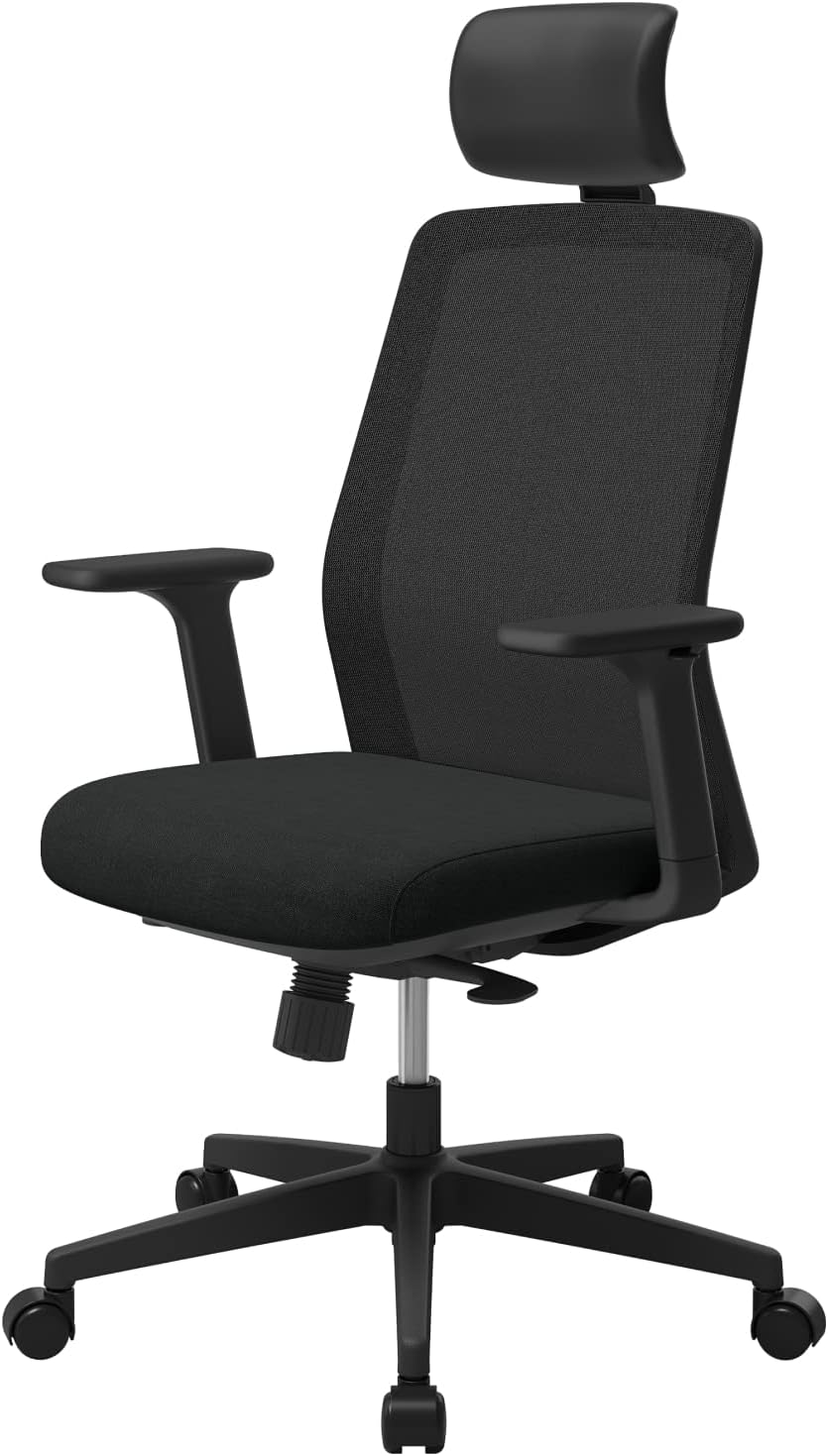 SIDIZ T40 SE Ergonomic Office Chair : Comfortable Home Office Chair for Light Users with Reclining Tilt Lock, Headrest, 3D Armrests, Mesh Back Computer Desk Chair, Alternative Gaming Chair (Black) SIDIZ T40 SE Ergonomic Office Chair : Comfortable Home Office Chair for Light Users with Reclining Tilt Lock, Headrest, 3D Armrests, Mesh Back Computer Desk Chair, Alternative Gaming Chair (Black)