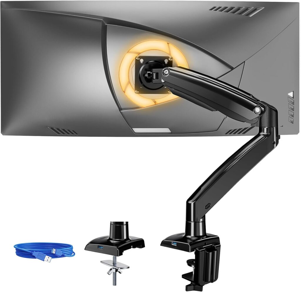 ErGear Soporte de monitor: ¿El brazo más fuerte para tu pantalla ultra panorámica?