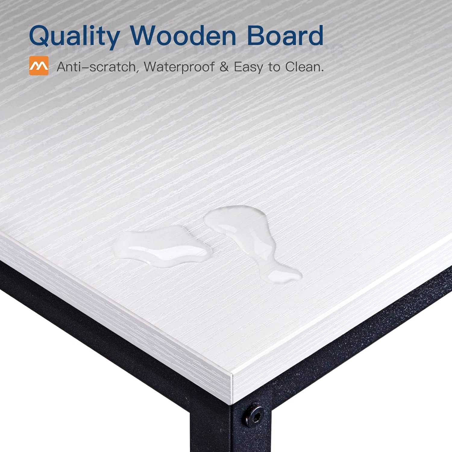 Coleshome L Shaped Computer Desk 59 with Storage Shelves, Corner Gaming Desk, Sturdy Writing Workstation, Modern Wooden Office Wood  Metal, White