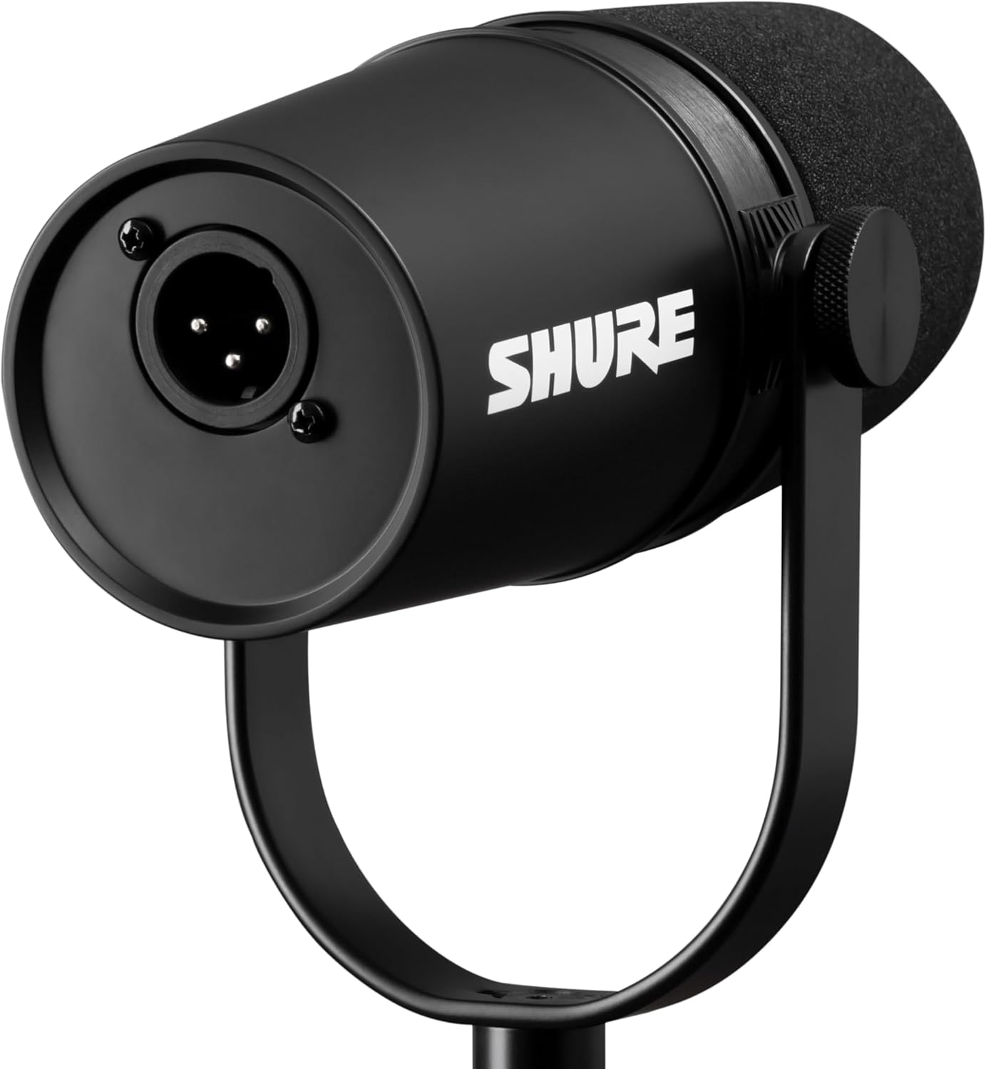 Shure MV7X XLR Dynamic Microphone – Voice-Isolating Cardioid Mic for Podcasting, Vocal Recording  Broadcasting, All-Metal, Black