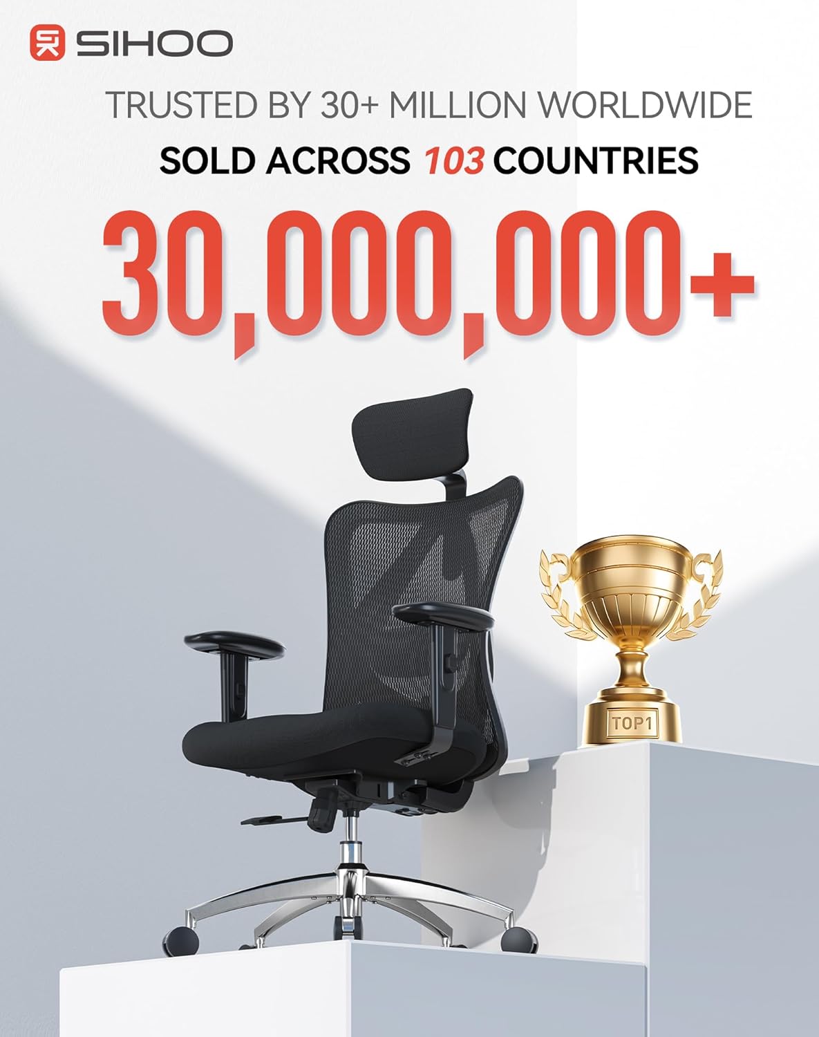 Silla Ergonómica SIHOO M18: Calidad profesional sin vaciar tu bolsillo.