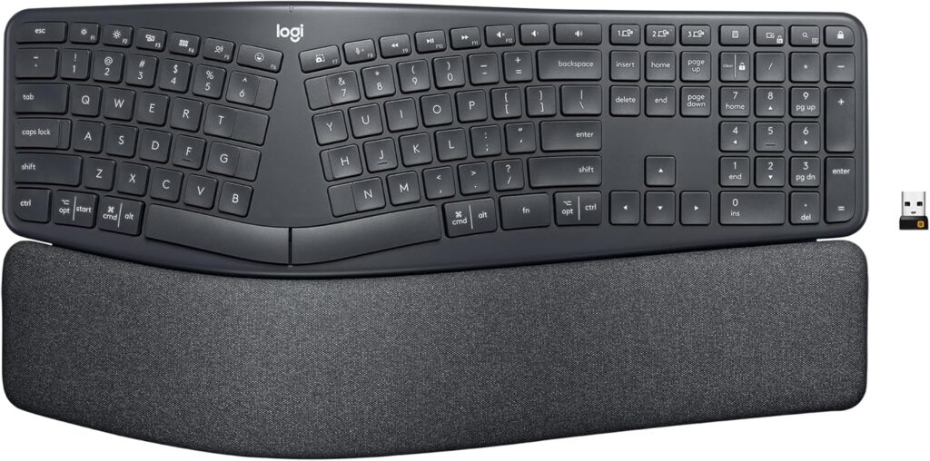 Logitech Ergo K860: El teclado que cuida tu postura de verdad.
